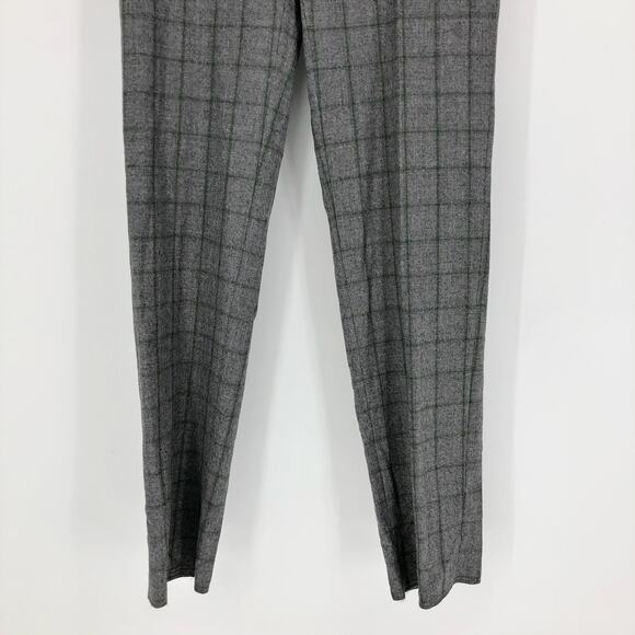 ENGLISH LAUNDRY Men's Suit Dress Pants 38R Grey Slim Fit Wool Windowpane NWOT - Picture 5 of 11
